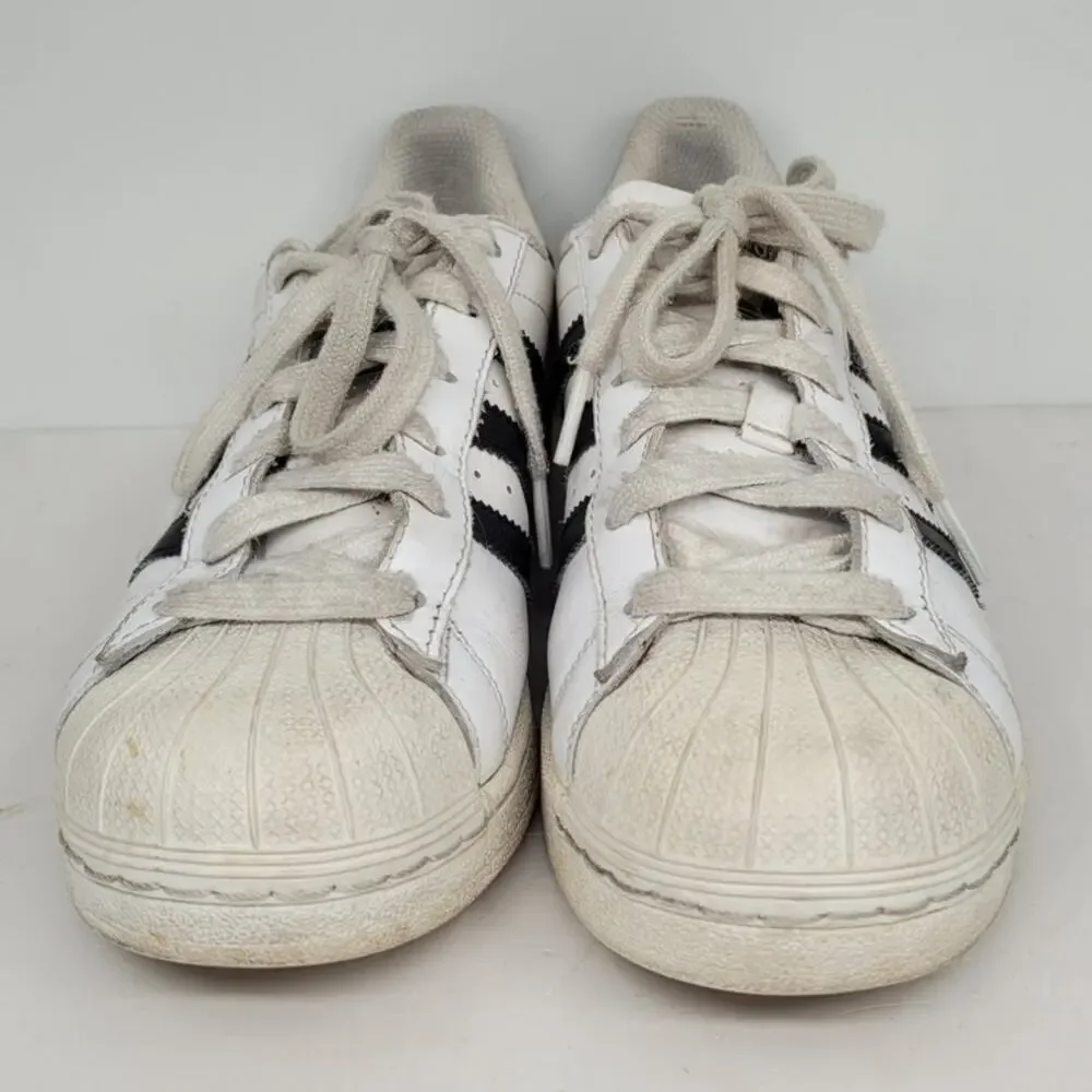 Adidas‎ Superstar White Black Striped C77154 Low Top Sneaker Mens Shoe Size 5.5